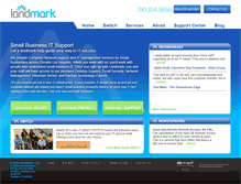 Tablet Screenshot of landmarkit.com